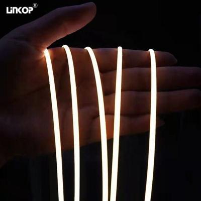 China Cutting Flexible Cob Led Strip 3mm 5mm 90 Ra Single Color Linear Light for sale