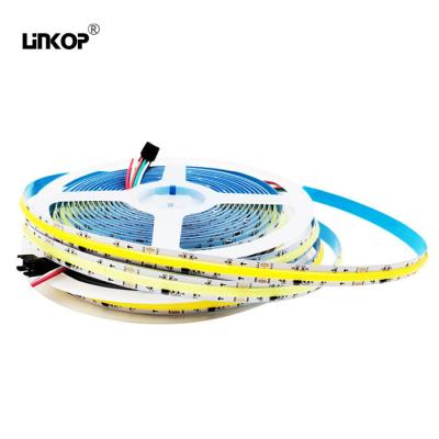 China 24v Addressable Single Color Cob Light Strip With 360 Leds/M Ip20 for sale