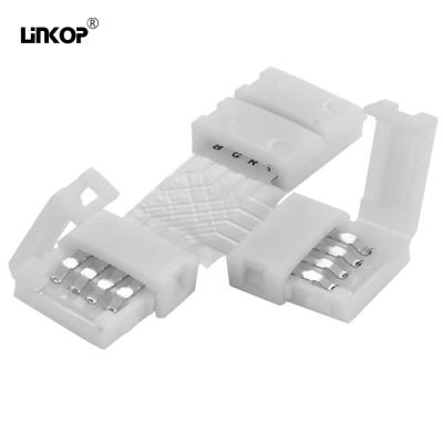 China 4 pin Ip20 Led Strip T Connector para interconexão de RGB Strip sem solda à venda