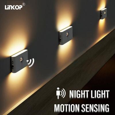 China Motion Sensor Led Night Light With Adjustable Brightness Up To 10 Feet Range for sale