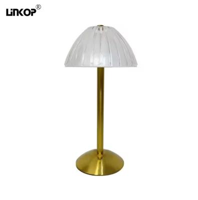 China Dimmable Led Table Lamp Crystal Pumpkin Shaped 5v 3w 3000k/4500k/6000k for sale