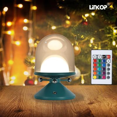 China Ufo Shaped Led Desk Lamp With Three Color Dimming Touch Sensitive Night Light for sale