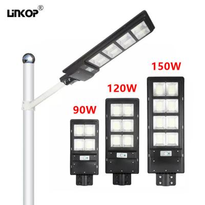 China 90w-1500w Solar Led Street Lamp Intelligent Light Control High Power Huishouden Te koop