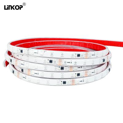 China 24v Silicone Colorful Light Strip Ip68 Addressable Self-Adhesive Linear Light Strip 60 Leds/M for sale