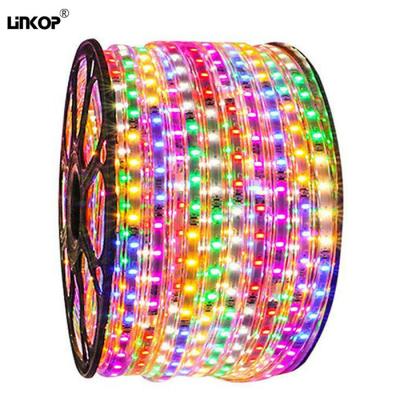 China 220v Customizable Flexible Led Light Strip Pcb Light Body Material 6 Colors Integrated Soft Light Strip for sale