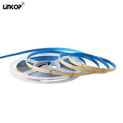 China 180° Beam Angle Cob Light Strip 24v Dual Color Temperature Cct Linear Light for sale