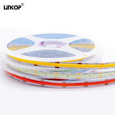 China 800lm/m Luminous Flux Cob Light Strip Dimmable 24v Single Color 8mm Warranty 3 Years for sale