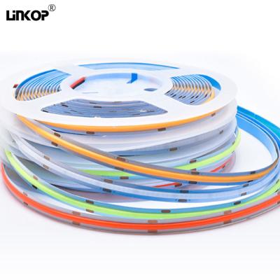 China 12v Single Color Cob Light Strip 5 Meters/roll Suitable For Custom Lighting Design for sale