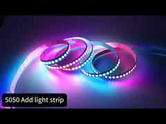 12V RGB addressable LED light strip for modern home lighting decoration