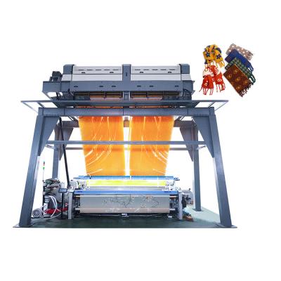 China High Speed ​​Automated Label Jacquard Rapier Loom Weaving Machine For Making Scarf for sale