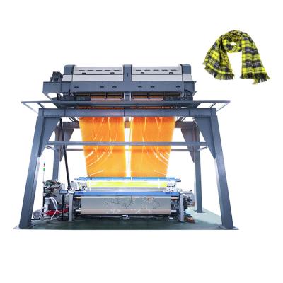 China Automatic Electronic Label Home Textile Jacquard Weaving Machine For Making Scarf Fabric for sale