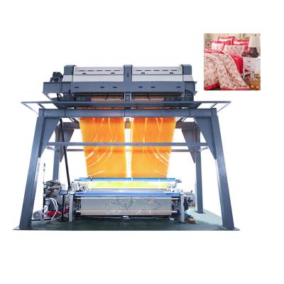 China Label Bed Jacquard Fabric Textile Machinery Rapier Weaving Loom With Electronic Jacquard Machine for sale