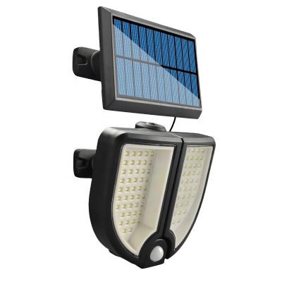 China Modern Garden Hot Selling ABS Lamp Body Ip65 Waterproof 12w Outdoor Solar Led Wall Light With Motion Sensor for sale