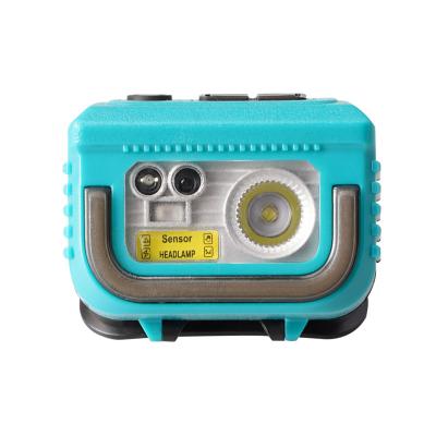 China Outdoor ABS Smart Sensor Camping Mountaineering Waterproof Headlight for sale