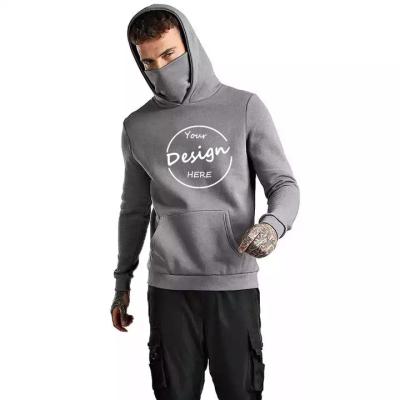 China Anti-pilling Blank Wholesale High Quality Fleece Causal Cotton Mens Pullover Jumpers Oversized Custom Ninja Hoodie Black Mask Sweatshirts Men for sale