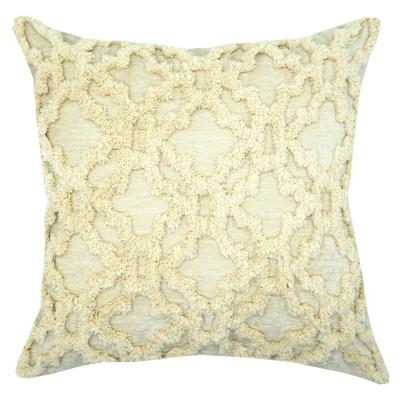 China Decorative Velvet Tile Lumbar Cover, 30x50/45x45cm Decorative Pillowcase, Tufted Embroidery Cushion Cover for Couch Sofa Bedroom for sale