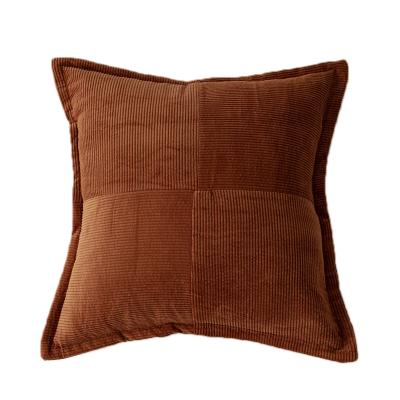 China Home Decor Sofa Cushion Cover Decorative Anti-pilling Corduroy Pillow Case Low Price Wholesale Multicolor Pillow Cover for sale