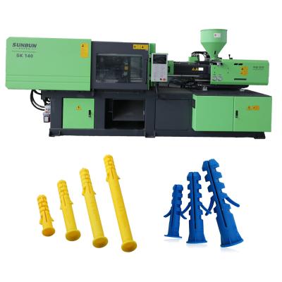 China Horizontal Plastic Wall Plug Making Injection Molding Machine Wall Screw Making Machine SK 140 for sale