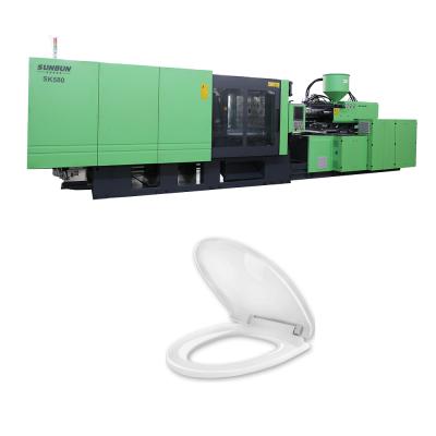 China Horizontal Plastic Molding Machine Price List Toilet Lid Making Machine 580 Ton Injection Molding Machinery for sale