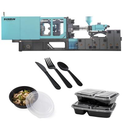 China Horizontal High Speed ​​Thin-wall Plastic Injection Molding Machine for Plastic Spoon, Cutlery, Fork Molding Machine for sale