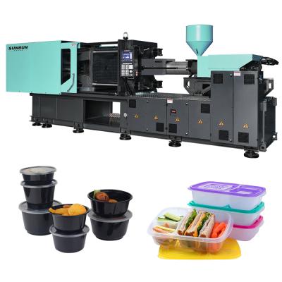 China Horizontal High Speed ​​Thin Wall Container Food Box Plastic Injection Molding Machine for sale