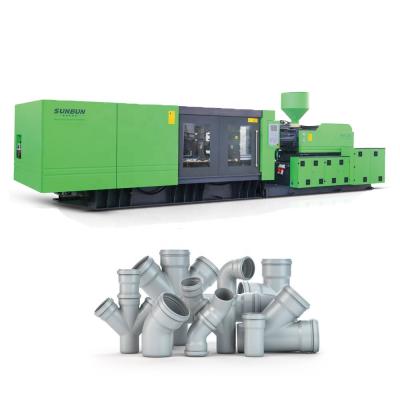 China China Horizontal 580 Ton PVC Pipe Fitting Making Injection Molding Machine Sunbun Upvc Molding Machine for sale