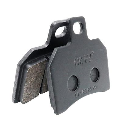 China Wholesale Factory Price Motorcycle Braking Semi-Metallic Black Brake Pads for sale