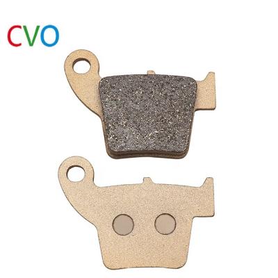 China Disc Brake OEM ODM Front Rear Brake Caliper Non-Asbestos Friction Material Semi-Gold Disc Motorcycle Brake Pads for sale