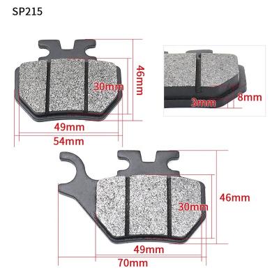 China High Quality Front Rear Non-Asbestos Motorcycle Hydraulic Disc Brake Pad For Honda Suzuki KTM for sale