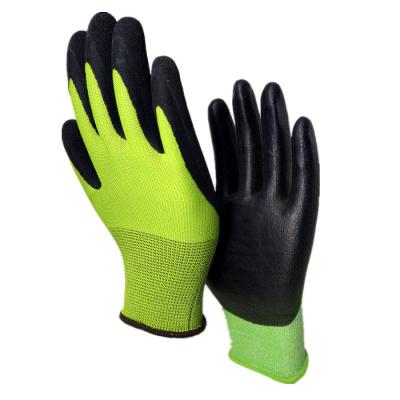 China General Type Foam Nitrile Gloves Construction Hand Protection Industrial Nitrile Anti-Slip Work Safety Foam Coated Gloves for sale