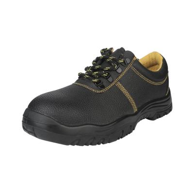 China Anti-slip cheap price high quality black leather safety shoes executive jogger safety shoes 2022 for sale