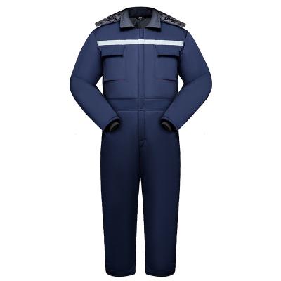 China Safety Waterproof Clothing Cold Protection Cotton Vented Coverall Suits Oil Resistant Coverall for sale