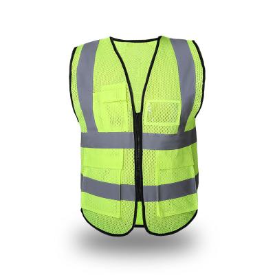 China Cheap Yellow Reflective Construction Mesh Reflective Vest Wholesale Water Proof Safety Vest for sale