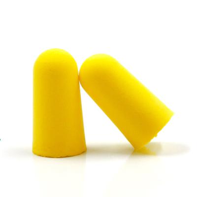 China Hearing Protection Noise Reduction PU Foam Ear Plugs Silicone Ear Plugs for sale