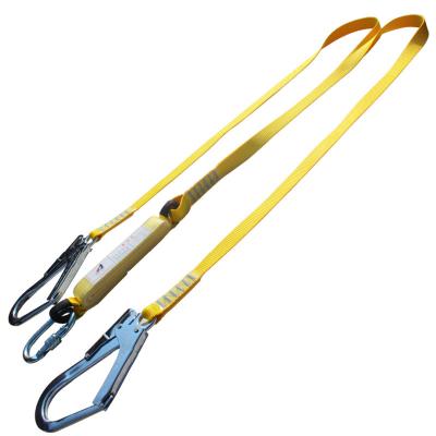 China Energy Absorber Energy Absorbing Safety Harness Lanyard Tool Lanyard Fall Protection Bungee for sale