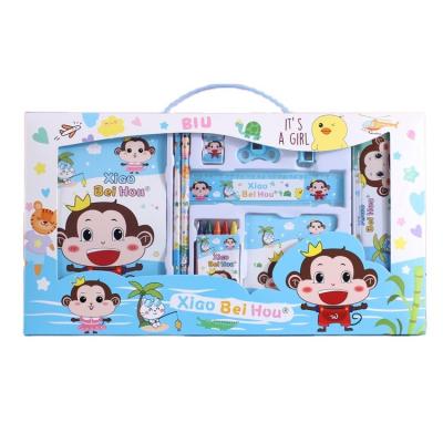 中国 Promotion\Business\Creative Children Stationery School Supplies Kindergarten Gift School Cartoon\Professional Graduation Gift Box Set Office Customize Logo 販売のため