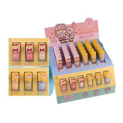 China Maihe Cute Multi Colors Kids Water Based Peelable Nail Polish for Wholesale and Specialty Shops for sale