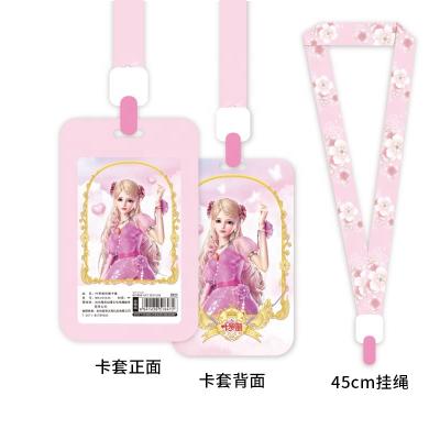 China Protective School Bus Transit Advertising Hardcover, Hard Plastic & Lightweight Scannable Vertical Style ID Badge Holder with Lanyard to Protect Work ID/Student Card Te koop