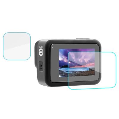 China For Gopro Hero 8 Screen Protector X-440 Tempered Glass Film Protector Lens +Screen Camera LCD Black Screen Protector Film X-440 for sale