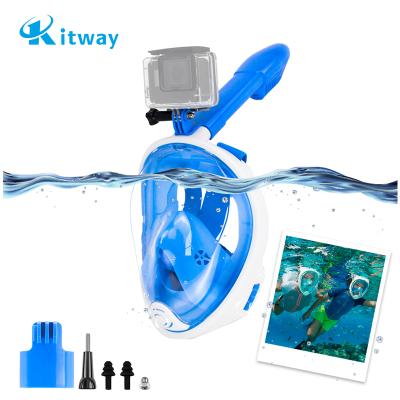 China Newest Waterproof Kids Full Face Mask Diving Kids Swim Mask Snorkeling Mask Made From for sale