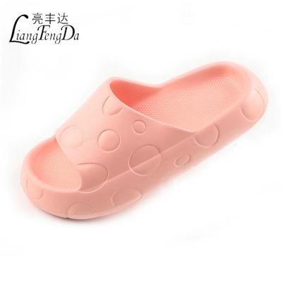 China Latest Fashion Trend Designs Summer Slides Shoes Unique Slippers Thick Waterproof Customized Logo Ladies Unisex EVA Sandals For Women And for sale