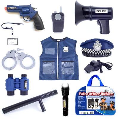 China Plastic Non-Phthalate Toy Kid Children Other Educational Dress Up Role Play Pretend Play And Preschool Toy Police Costume Set Toy Gun Set For Child for sale