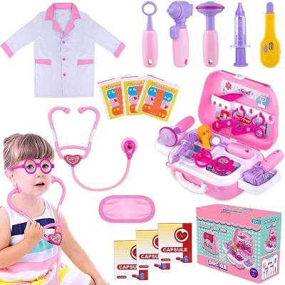 China Household Pretend Funny Toys Other Role Pretend Play Preschool Plastic Kids School Education Toys Pretend Set Juguetes De Doctor Toy Play Set for sale