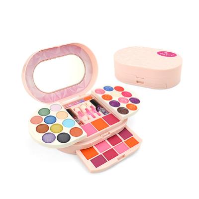 China Makeup Tool Kits Hot Sales New Design Kids Makeup Sets Accept Order Makeup Kits For Little Girls Cosmetic Box for sale