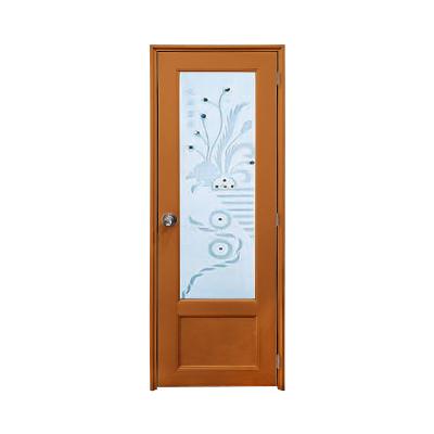 China Waterproof Low Price Insulated Plastic Door Indoor and Outdoor Upvc Door Bathroom /Bedroom Door for sale