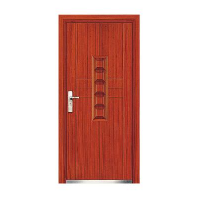 China Anti-Theft Customization Steel Wood Armored Doors Modern Simple Design Security Entrance Door for sale