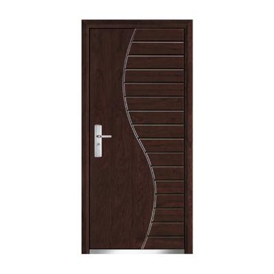 China Anti-Theft China Supplier Fire Rated Safety Door Hotel Room Door Fire Rated Stamped Steel Door for sale