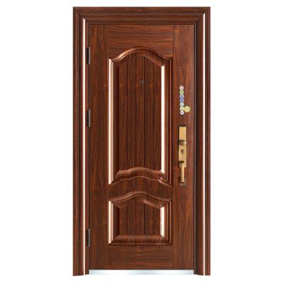 China Anti-Theft Factory Price House Front Door Designs Steel Entry Exterior Security Steel Door for sale