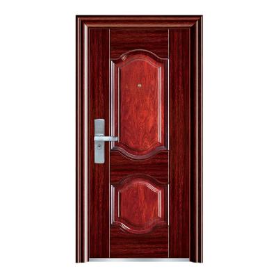 China Anti-Theft Custom Modern Iron Door High Quality Apartment Door Standard Steel Security Door for sale