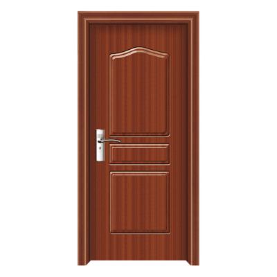 China Sound Insulation Manufacturer Wholesale PVC Door Material PVC Indoor MDF Flush Door for sale